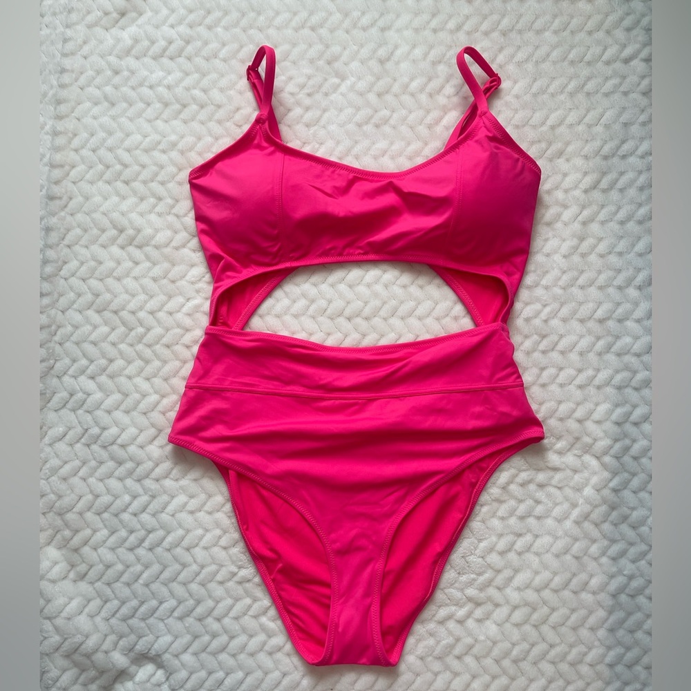 NWT Aerie Hot Pink One Piece